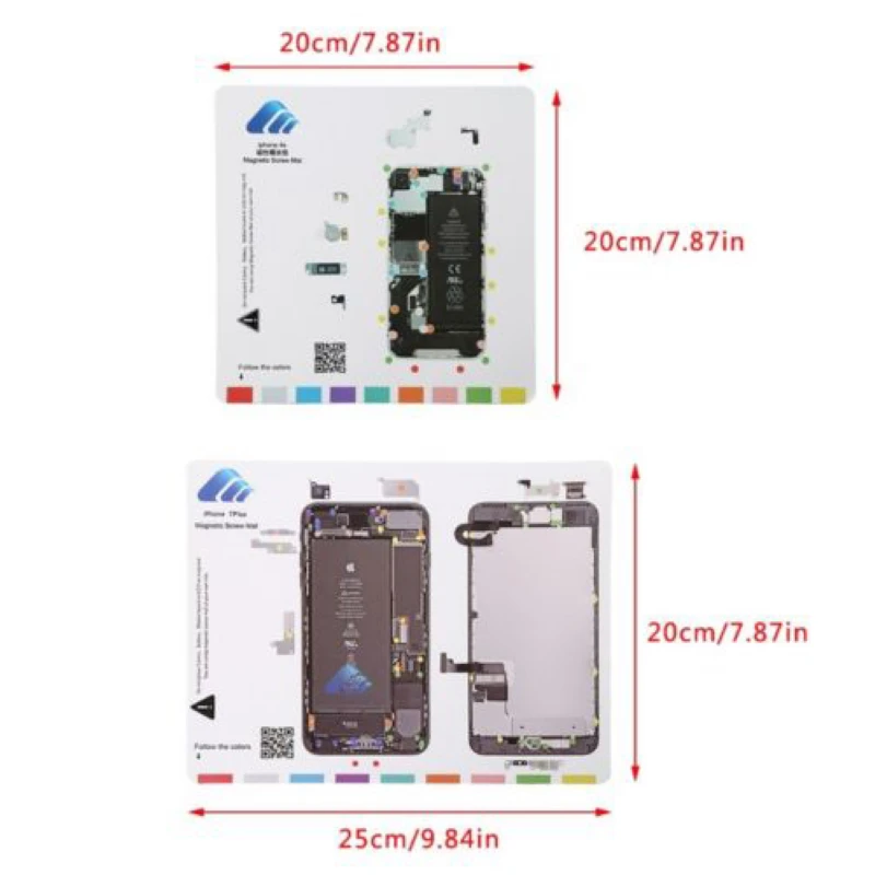 Magnet Repair Tools Guide Pad Screw Keeper Chart Mat for iPhone 5s 6 7 8 Plus X
