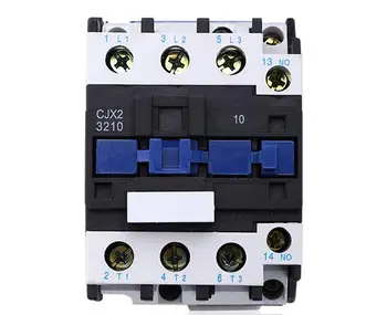 

LC1D AC Contactor CJX2-3210 32A NO 3-Phase DIN Rail Mount Electric Power Contactor 24V 36V 110V 220V 380V