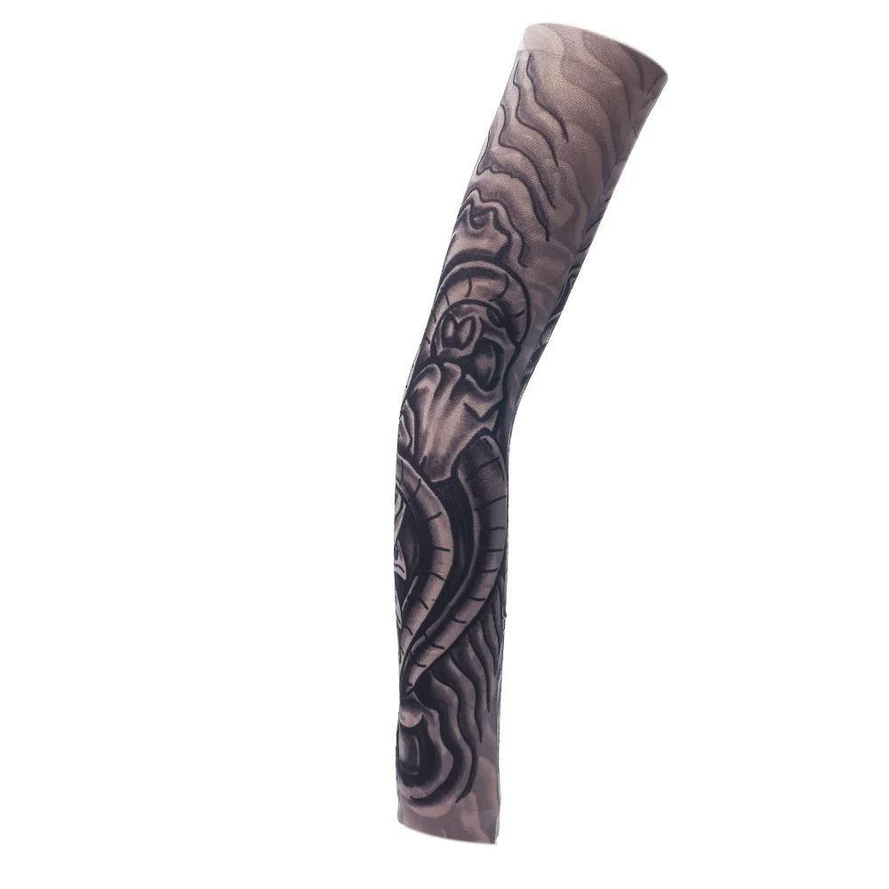 Высокоэластичные временные чулки с татуировкой для мужчин 1 шт.|arm sleeve|fake tattoo sleeves