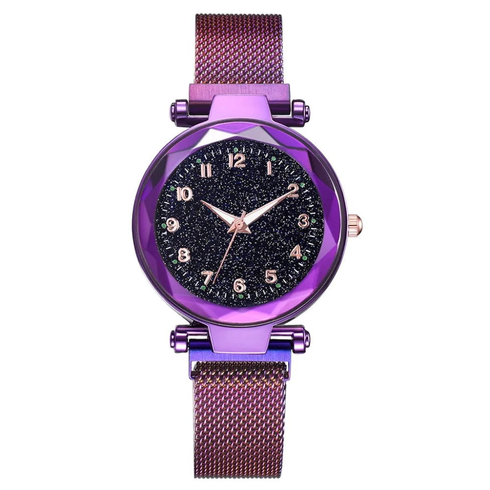 

Fashion Luxury Rose Gold Women Watches Ladies Magnetic Starry Sky Watch Casual Clock Waterproof Luminous Wristwatch Reloj Mujer