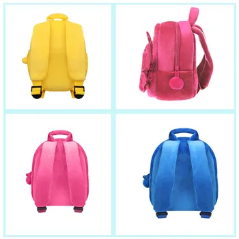 

2019 New Baby Plush Shark Backpack Cute Cartoon Animal Schoolbag Travel Bag Kids Mini School Bag Pre-School Backpack For Girls
