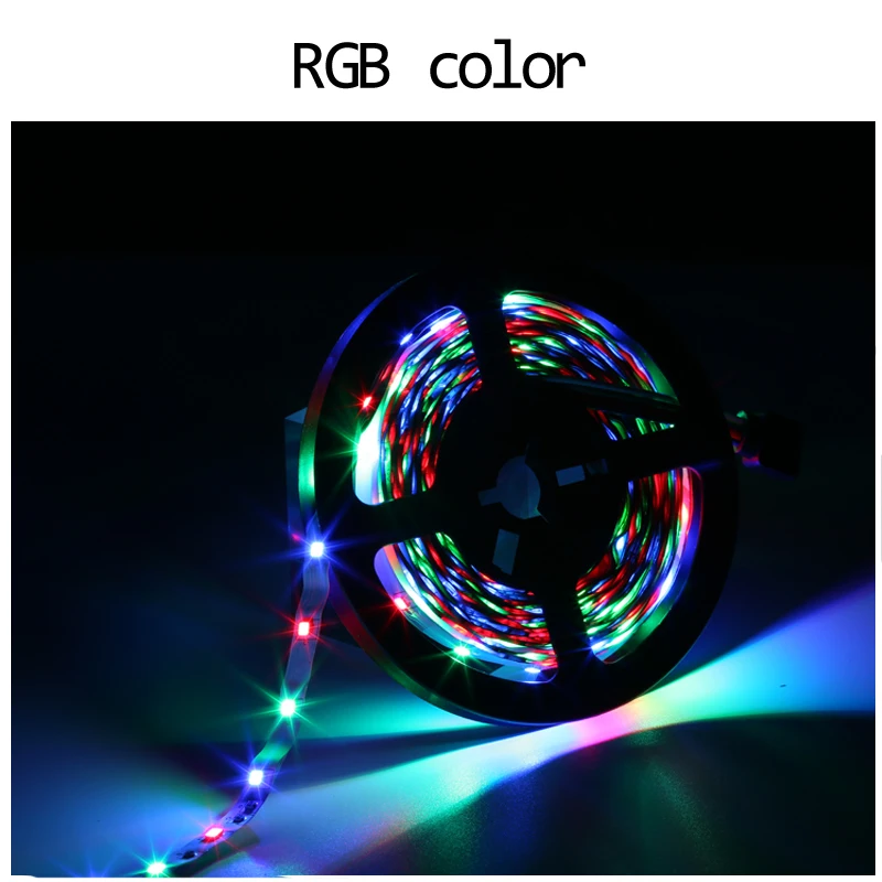 RGB Светодиодная лента DC12V гибкий светильник 2835 1 5 м без водонепроницаемости 60