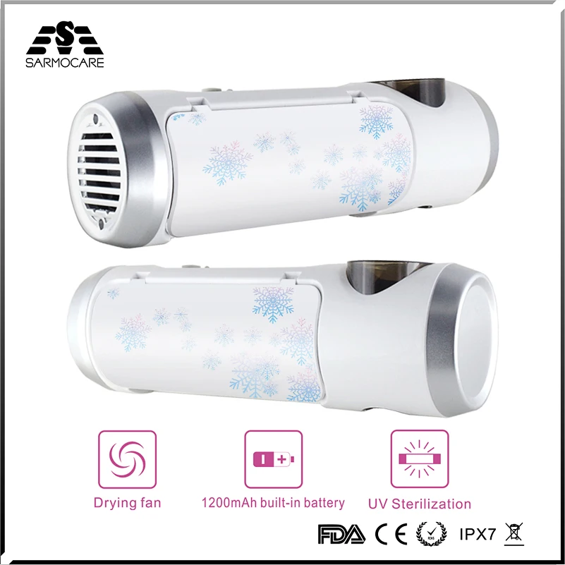 Sarmocare B100 Toothbrush sterilizer UV lamp sterilization Family Pack electric Toothbrush Head Cleaner Toothpaste Holder