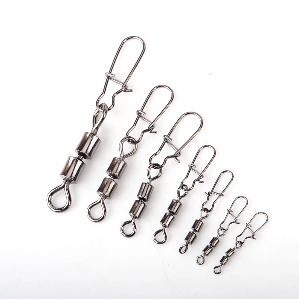 3//0 Barrel swivels by Dblue 50pcs//pack