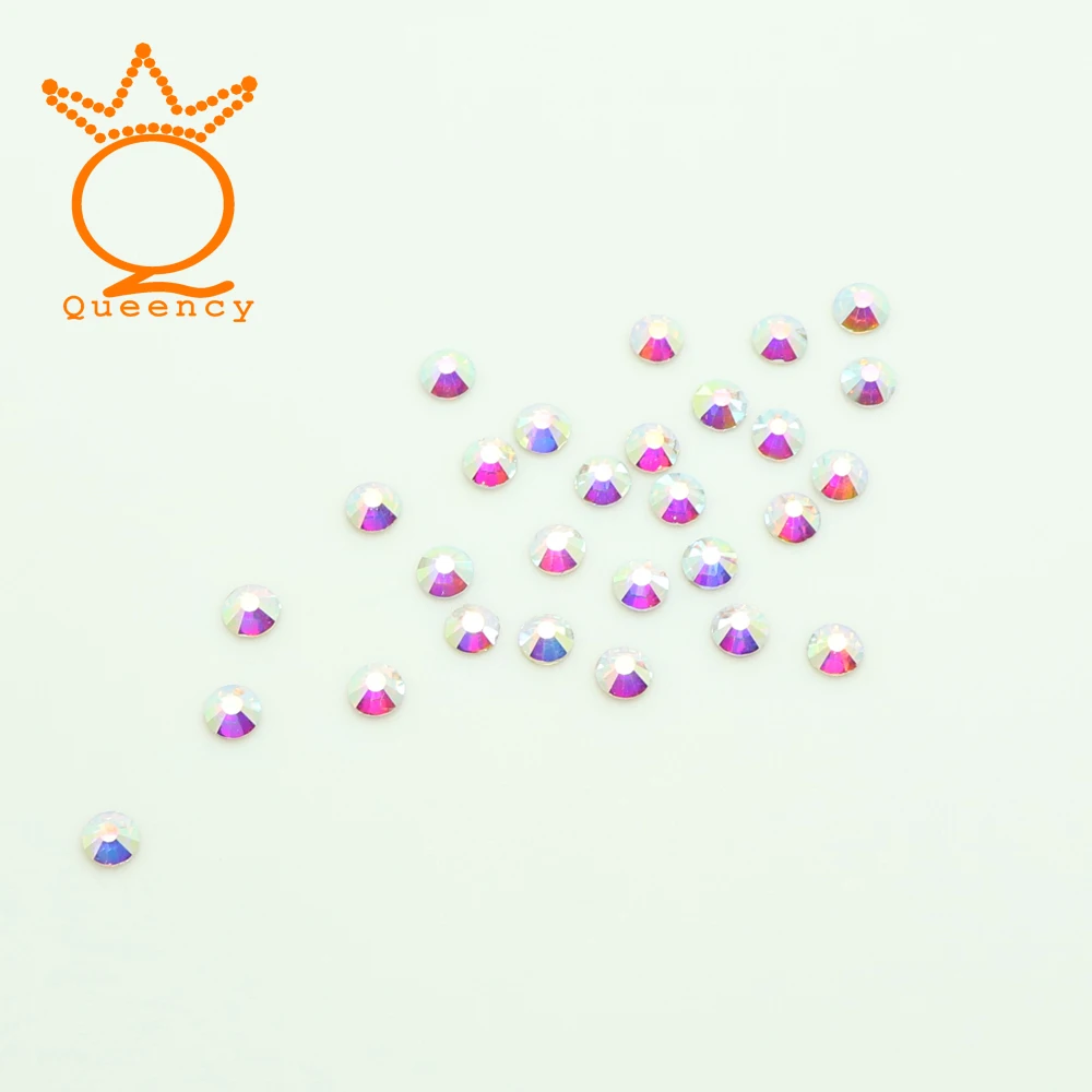SS3 SS40 кристалл AB 3d украшения для ногтей Стразы не горячая фиксация очаровательные