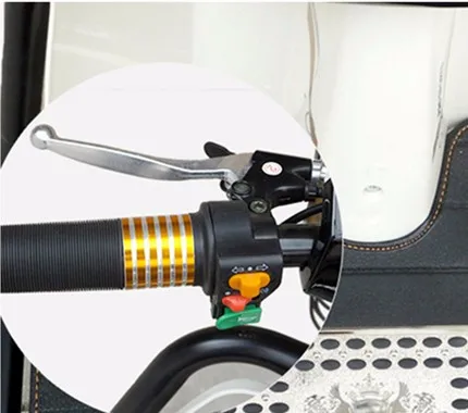 Discount New design double luxury foldable 48v 500w three wheel electric scooter/handicapped scooter 7 Discount New design double luxury foldable 48v 500w three wheel electric scooter/handicapped scooter 7