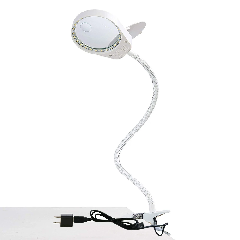 gooseneck magnifying lamp