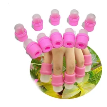 10 шт. Nair для снятия гель-лака для ногтей Soakers УФ-обезжириватель для ногтей инструмент для обертывания ногтей средство для снятия замачивания колпачка Зажим инструменты