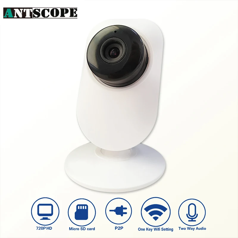 Antscope One Key Set Link IP Camera 720HD Camera IP Wifi Mirco USB Wifi Camera Protect Your Baby/Dad/Mom At Any Time CCTV Cam детский монитор dad wifi babymonitor