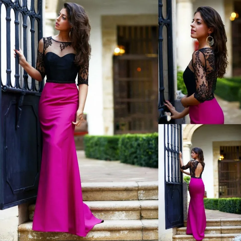 vestido pink com preto