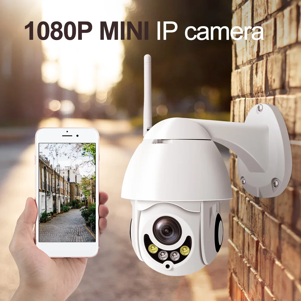 

17x11.5cm Mini Size HD IP PTZ Camera Network Speed Dome 5X Zoom PTZ IP Camera CCTV 50m IR Night Vision Speed Dome Cameras