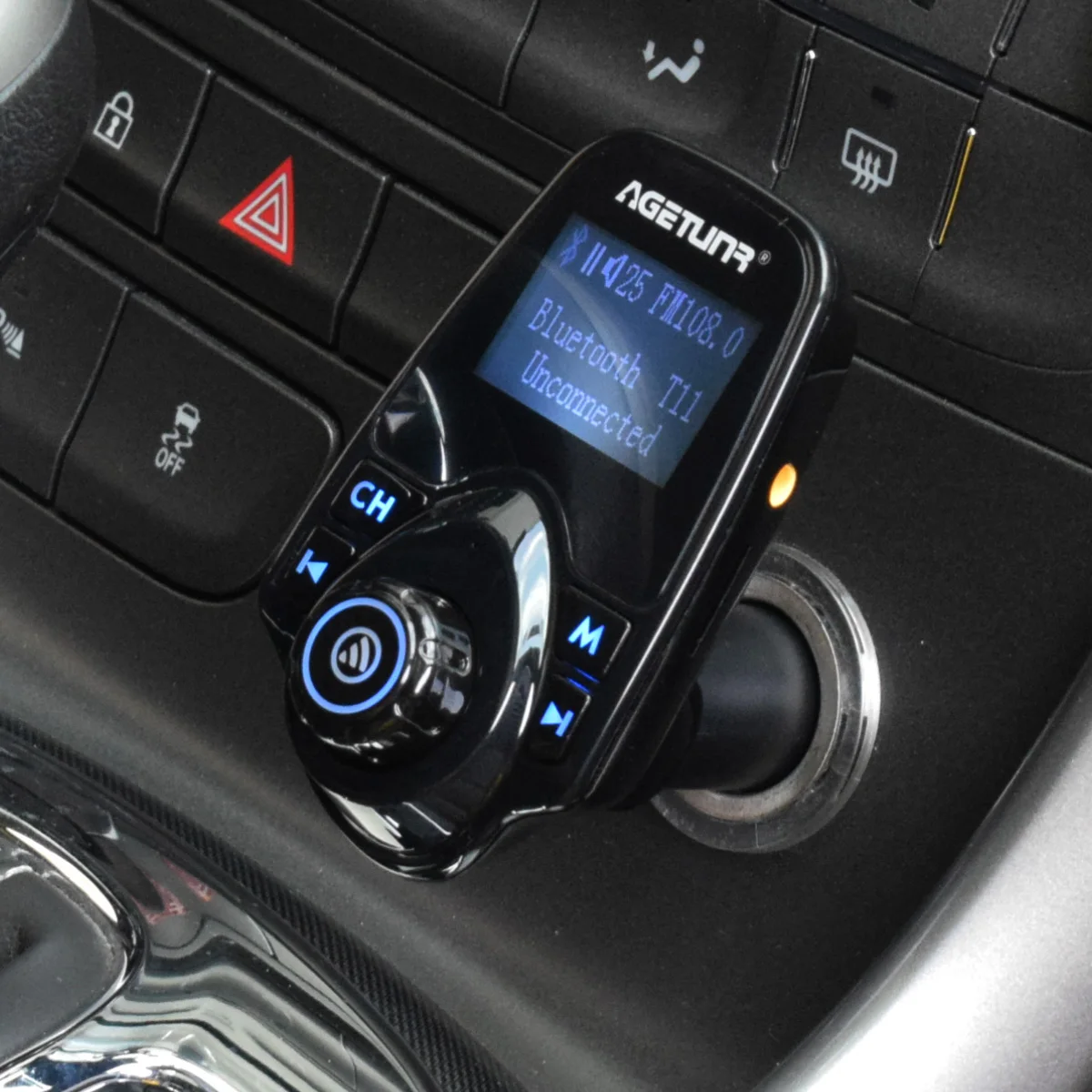 Автомобильный комплект громкой связи AGETUNR с Bluetooth mp3 плеер FM передатчик 2 USB порта