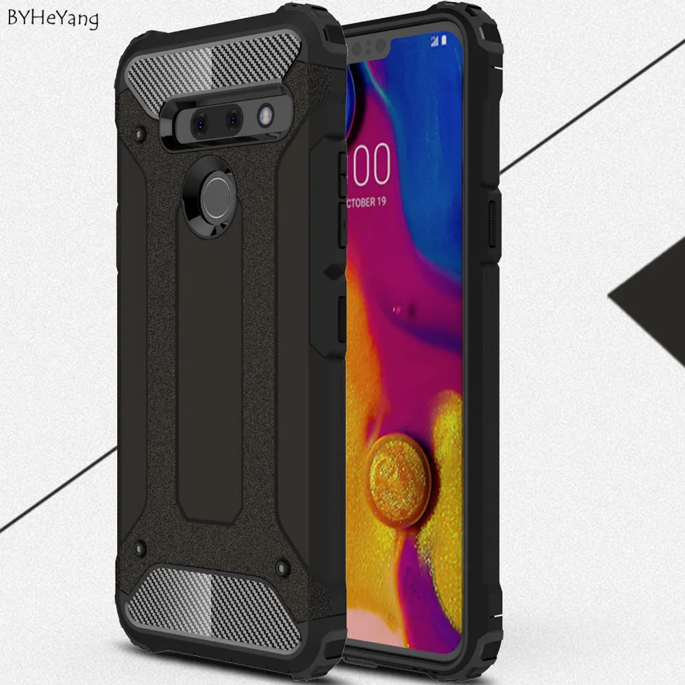 Подходит для LG G8 чехол thinq TPU + PC ударопрочный гибридный защитный полный G8s 360