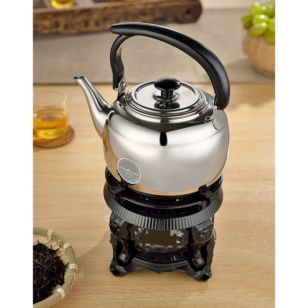 1L Stainless Steel Teapot TeaKettle Stovetop Fast Boiling for Tea Coffee