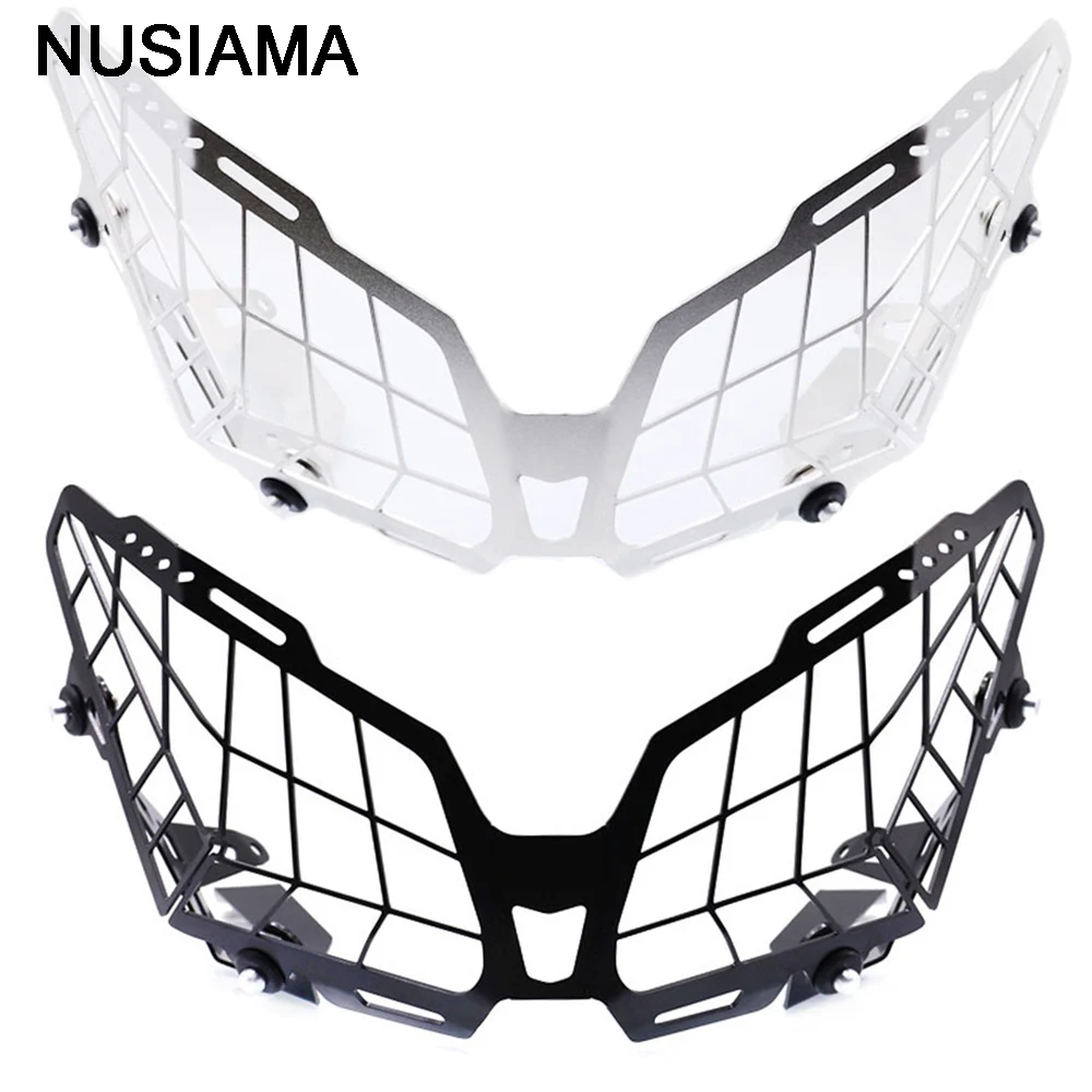 

Black/Silver CNC Motorcycle metal Headlight Lamp Cover Mask headlight collision net Accessories for Yamaha FJ-09 MT-09 Tracer
