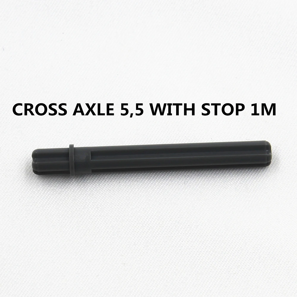 Self-Locking Bricks free creation of toy Technic CROSS AXLE 5,5 WITH STOP 1M. 20Pcs compatible with Lego NOC4508553