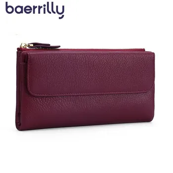 

Women Wallets With Phone Case Porte Feuille Femme Wallet Female Genuine Leather Rfid Card Holder Long Clutch Bags Money Pocket