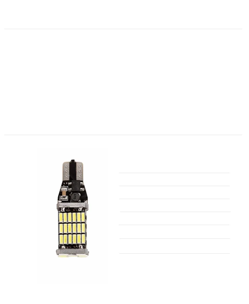 2 шт. Canbus Error Free 921 912 T10 T15 SMD 4014 45smd чипсеты светодиодный лампы для резервные фары заднего хода автомобиля