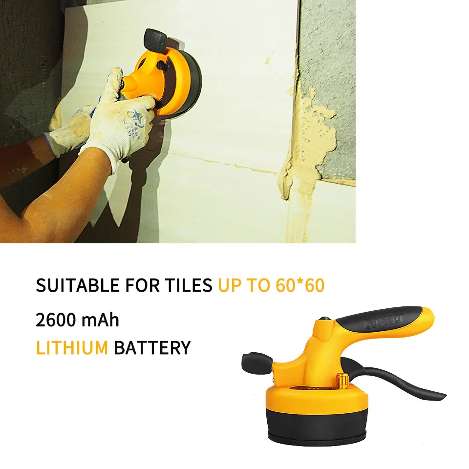  Lithium Battery Wireless Tile Leveling Machine Tile Floor Portable Power Tool Wall Tile Vibration L