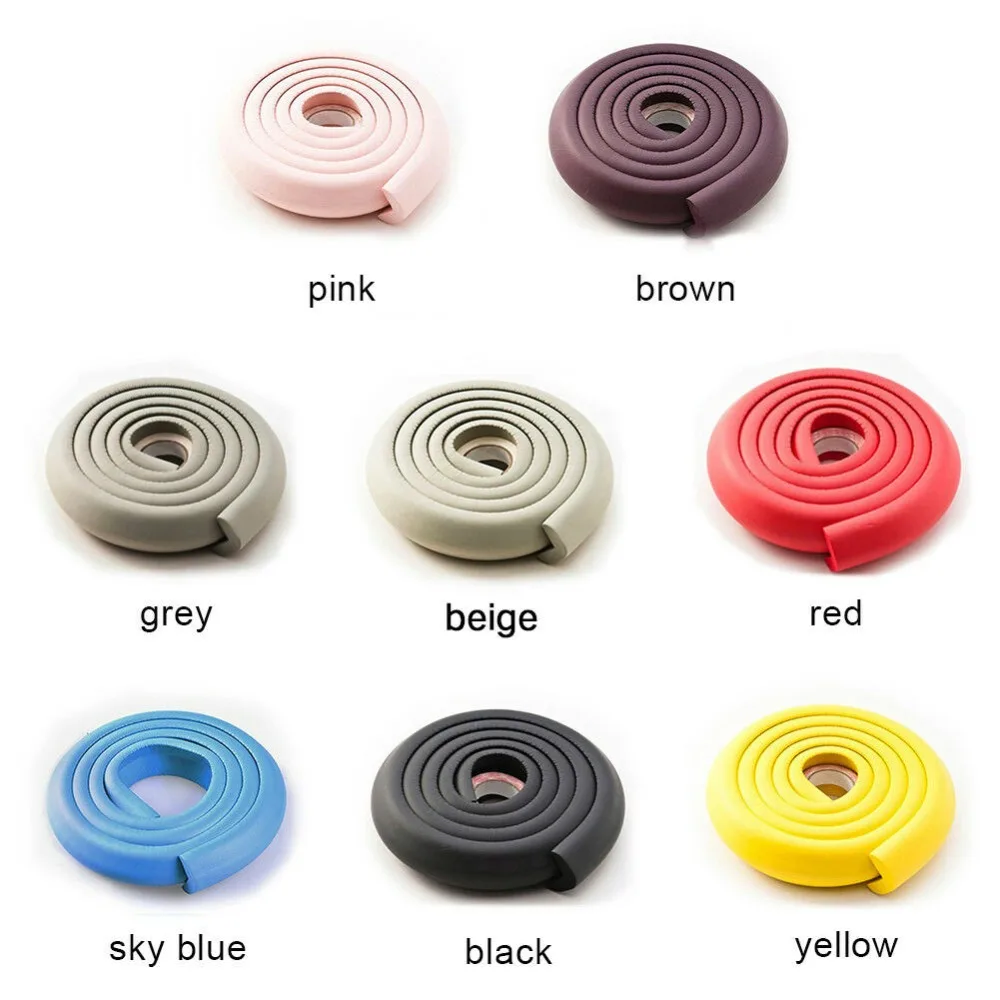 

1PC 2M Baby Safety Table Desk Edge Guard Strip Home Cushion Guard Strip Safe Protection Children Bar Strip Soft Thicken 2019