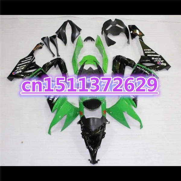 

Bo ZX 10R 08-10 Fairing For KAWASAKI NINJA ZX-10R 08 09 10 ZX10R 2008 2009 2010 Fairings set green black zx10r 2008-2010