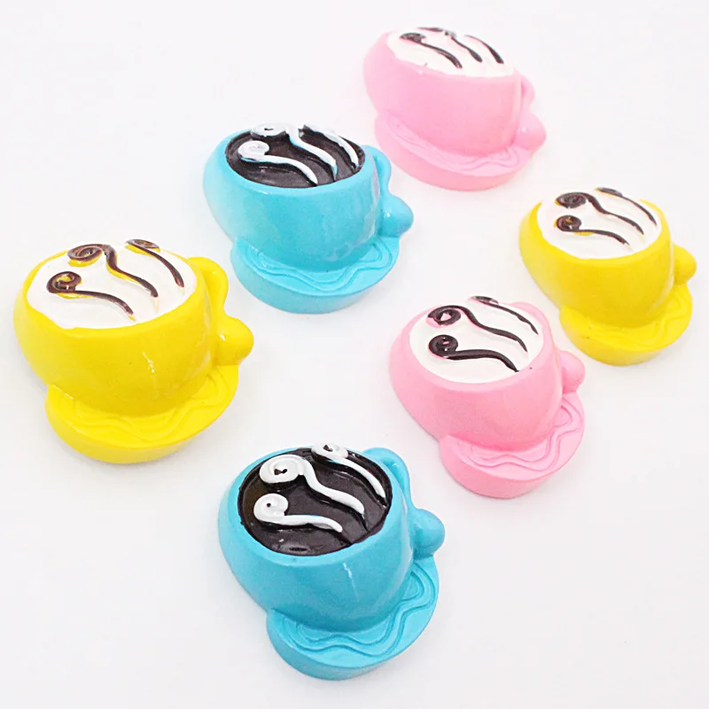 10pcs 3D Hot Coffee Fridge Refrigerator Sticker Tea Hot Drink