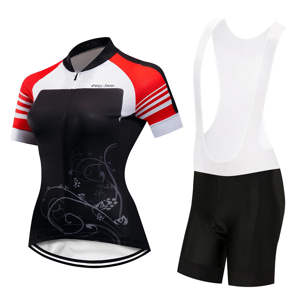 

teleyi Women Jersey Set for Cycling Mountain Bike MTB Pro Team Suit Ropa Ciclismo Breathable Silicon Gel Pad Cycling Set Clothes