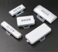 100pcs 3010 30x10mm 30*10 Transparent Clear Waterproof Wire Sign Cable Tie Marker Labeled Tag Box