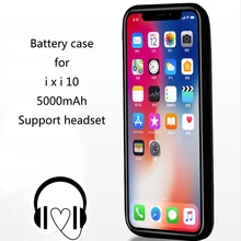Четыре Цвет по выбору! обновления A2/2in1 Поддержка Проводная гарнитура внешний 5000 мАч Мощность bank Pack резервной батареи Зарядное устройство чехол для i X