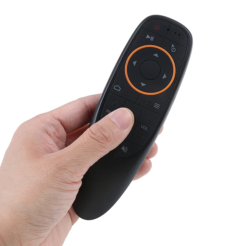 Для Android TV BOX G10 Air Mouse Голосовое управление 2 4 ГГц беспроводной микрофон Google USB