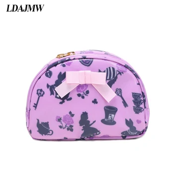 

LDAJMW Half shell Multifunction Makeup Organizer Bag Women Cosmetic Storage Bags Toiletry kits Travel Bag Ladies Outdoor Handbag