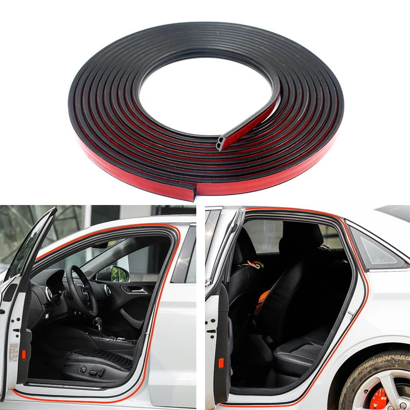 Car Rubber Seal Strip Noise Insulation Door Sealing For KIA RIO K3 K5