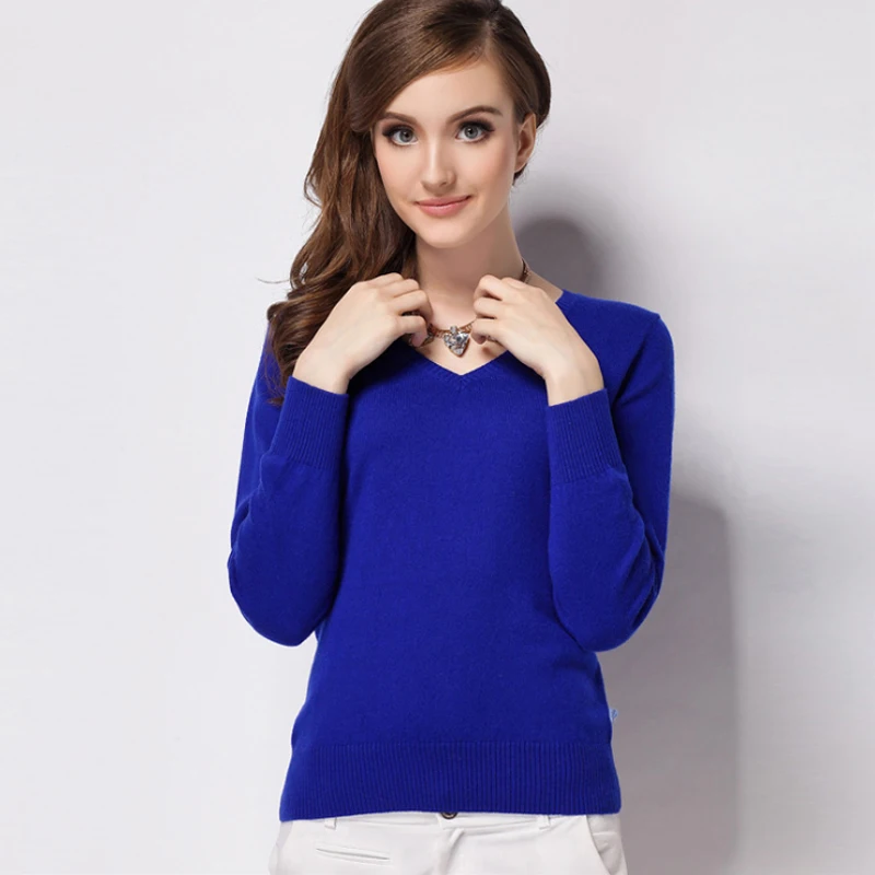 Buy Women Soft Cashmere Casual Sweater Autumn Winter