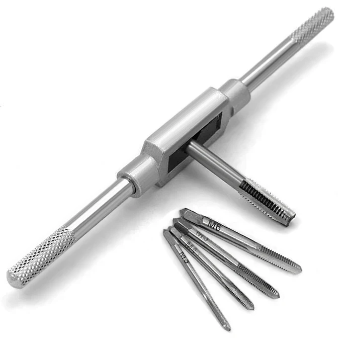 

M3-M8 Adjustable Ratchet Hand Tap Reamer Wrench Spanner 1/16 Inch -1/2 Inch Hardware Tools