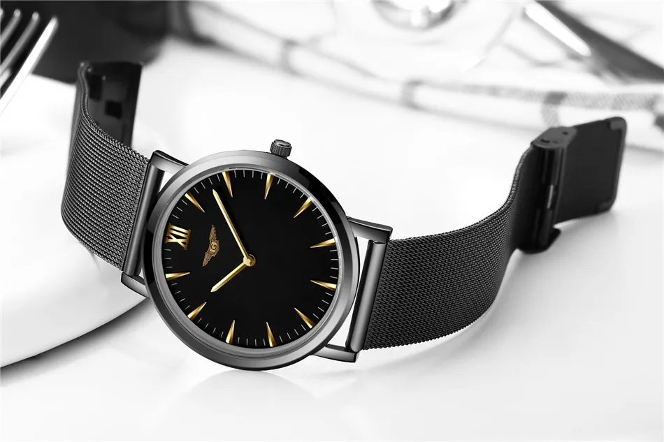Watch Men GUANQIN Relogio Masculino Gold Simple Mens Watches Top Brand Luxury Ultra Thin Quartz Watch New Year Gifts for Friends (11)