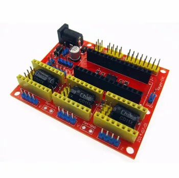 

5pcs/lot cnc shield v4 engraving machine compatible with Nano 3.0 / A4988 for the 3D Printer