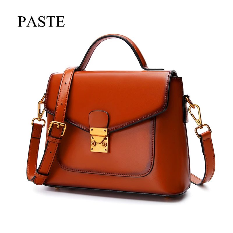 

Small bag 2018 new tide leather small party casual fashion wild retro handbag Messenger bag shoulder 3062
