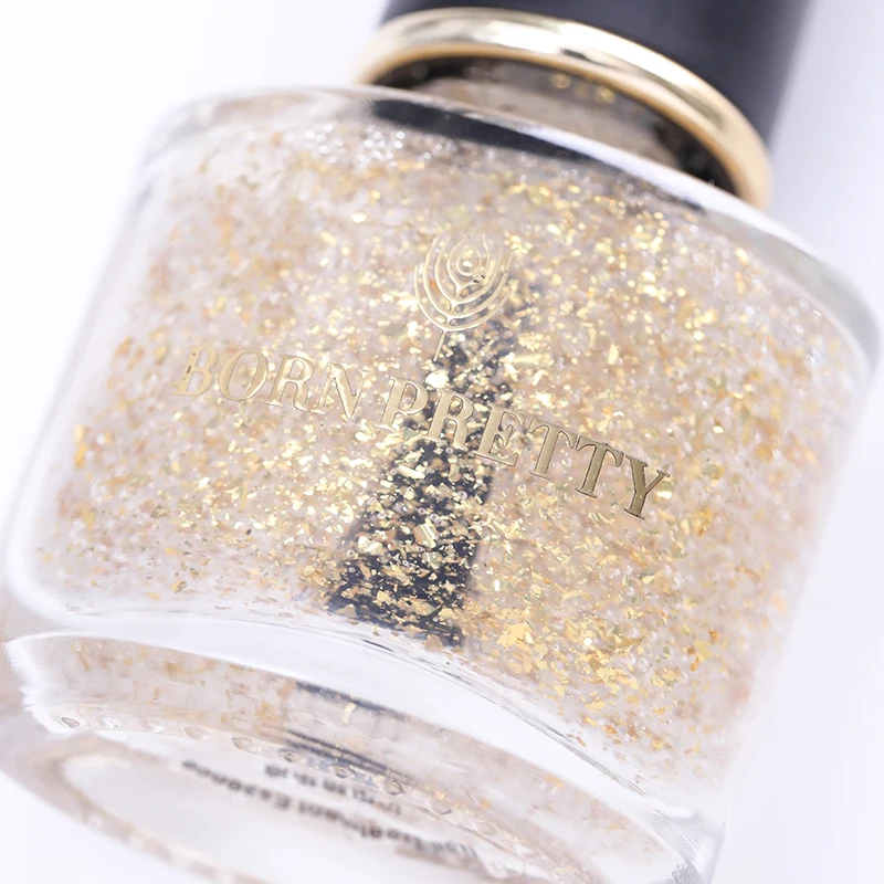 BORN PRETTY Nail Care Essence 6ml Gold Foil Treatment Cuticle Oil Feet Care Nails Edge Protection Liquid