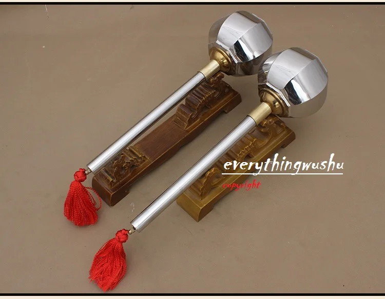Traditional Wushu Kung Fu Double Melon Hammersin Martial Arts from