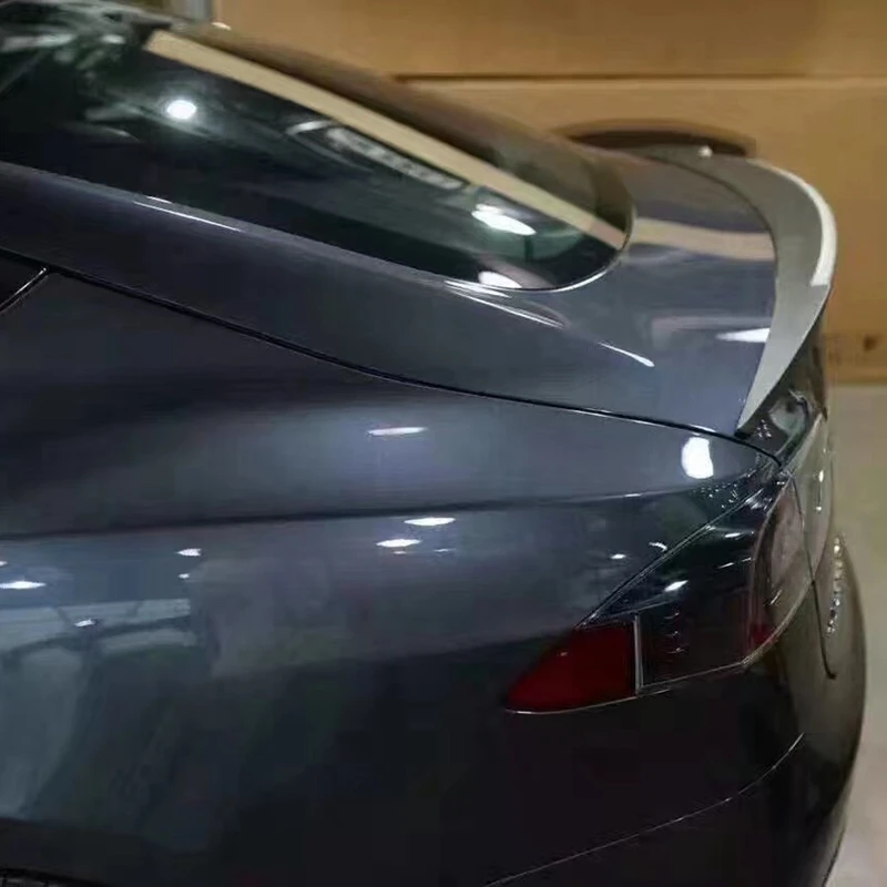 Для Tesla модель S- Задний спойлер крыла, спойлеры крыльев багажника углеродное волокно 3 м паста