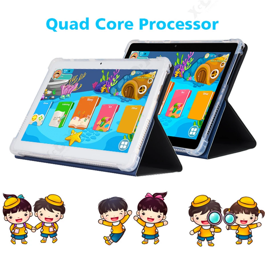 XGODY kids tablet PC 10,1 дюймов 1280*800 Android 7,0 1 Гб 16 Гб Двойная камера 2MP + 5MP Bluetooth WiFi 5000 мАч 3g телефонный звонок планшетный ПК