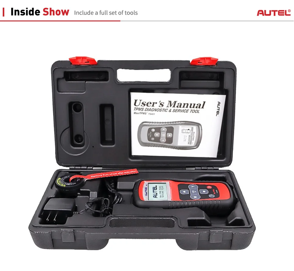 Autel MaxiTPMS TS401 TPMS автомобильный диагностический и сервисный Инструмент предварительный выбор процесс предлагает более быструю активацию и диагностику