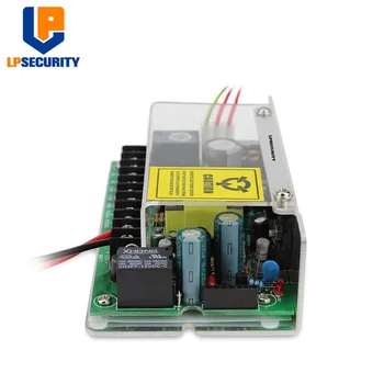 

LPSECURITY DC 12V 5A Power Supply Mother board with Backup Battery Interface For Door Access Control