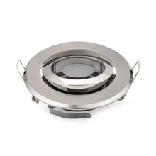 2 шт., круглый светодиодный прожектор, держатель лампы GU10/MR16 GU5.3, светодиодный светильник для установки/крепления, держатель лампы из алюминиевого сплава