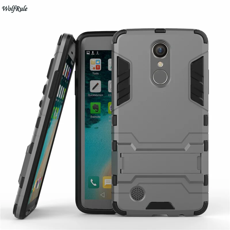 

Case For LG K8 2017 X300 M200N Cover Shockproof Silicone Armor Case For LG K8 2017 Phone Holder Stand Coque For LG LV3 Fundas