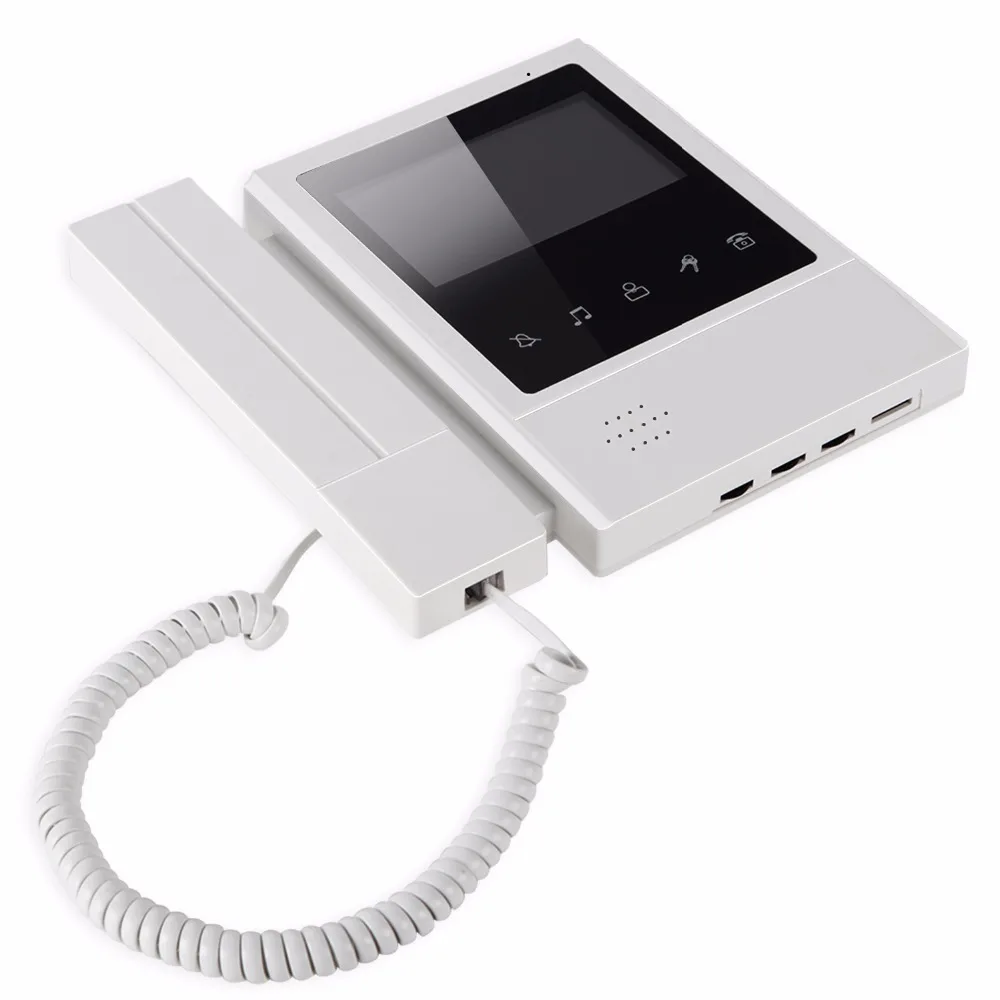 8 apartments door intercom system HD night vision door camera door bell for door security