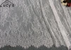 Off white wedding lace Thin and soft eyelash lace fabric 1.5x3 meters/piece sewing for women gowns NEW ► Photo 3/6