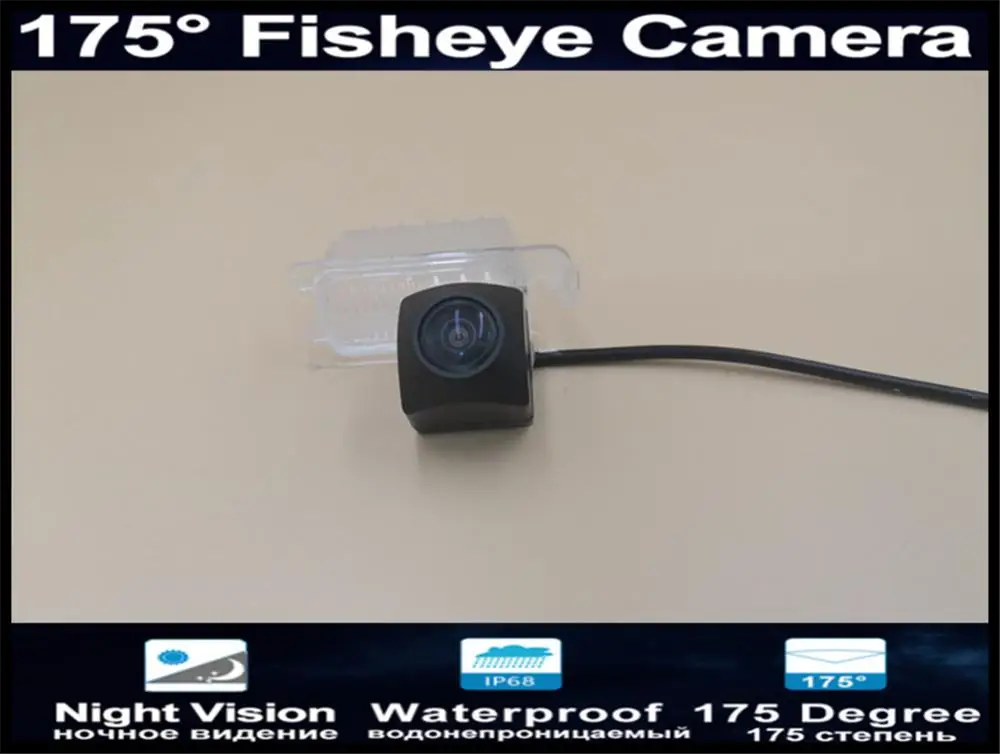 

175 Degree 1080P Reverse Camera Parking Car Rear view Camera for Ford Focus 2007 2008 2009 2010 2011 2012 Fiesta 2007 -2011