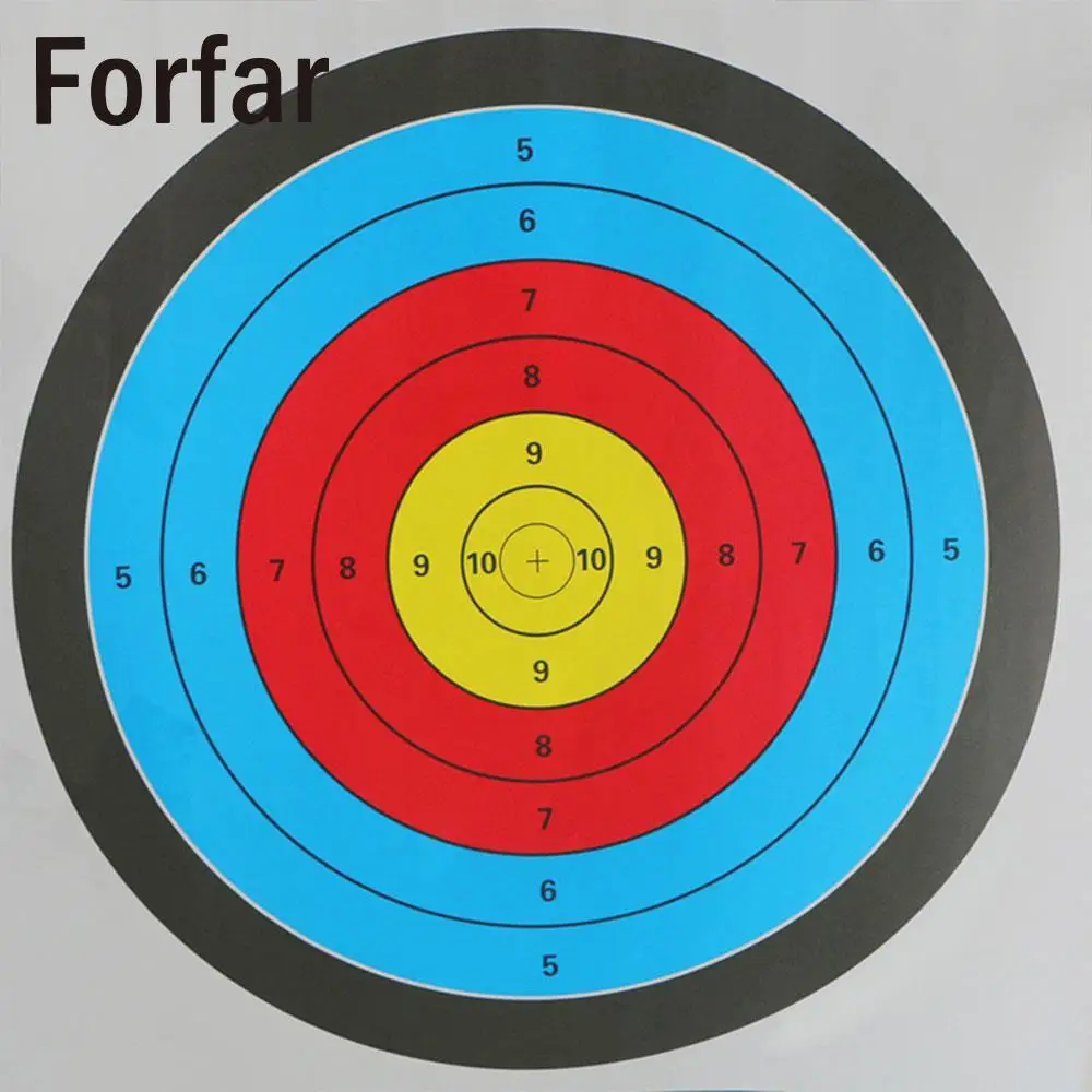 

1 Pcs 60*60CM Bow Arrow Gauge Training Archery Targets Beginner Shooting Target Paper Useful for Hunting Shooting Training