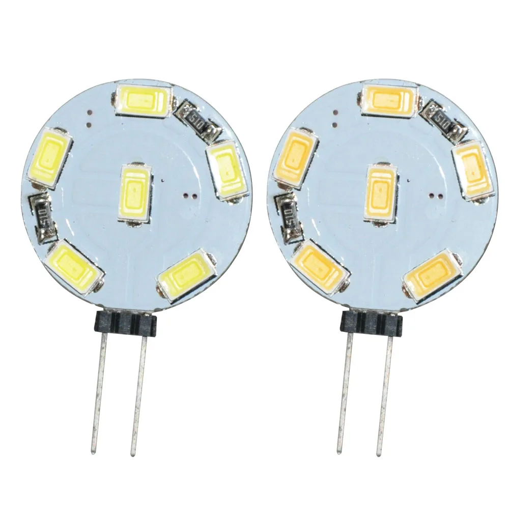 JYL 1 шт. двухсторонняя G4 12 SMD 5730 Светодиодная лампа для лодки домашняя чистый белый